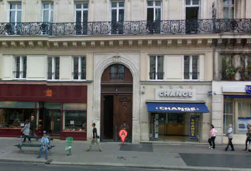 siege showroom evi sas avenue opera paris source Google Maps